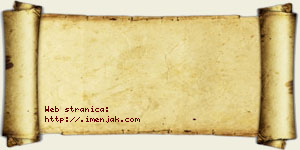 Anđela Miljojčić vizit kartica